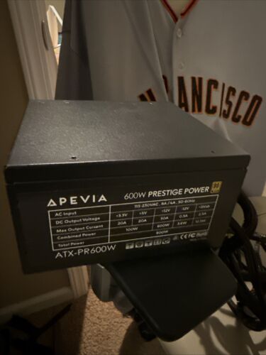 Apevia Prestige ATX-PR600W 80 Plus Gold 600W Power Supply