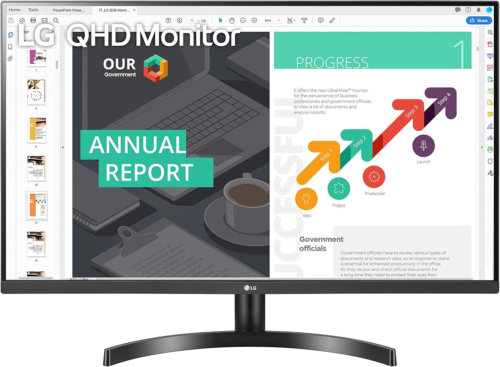 QHD 32-Inch Computer Monitor 32QN600-B, IPS with HDR 10 Compatibility and AMD F