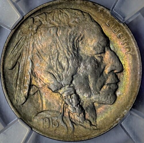 1913 Type 1 MS66 (9.6) NGC Buffalo with rainbow tone