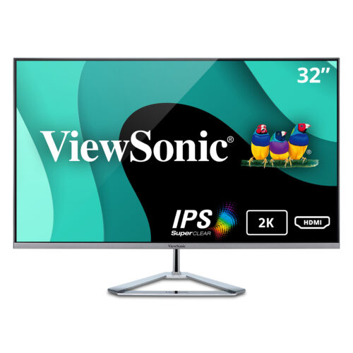 ViewSonic 1440p IPS Monitor VX3276-2K-mhd 32″ Thin-Bezel with HDMI and