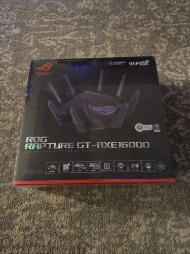 ASUS ROG Rapture GT-AXE16000 Quad-Band Wi-Fi 6E Gaming Router