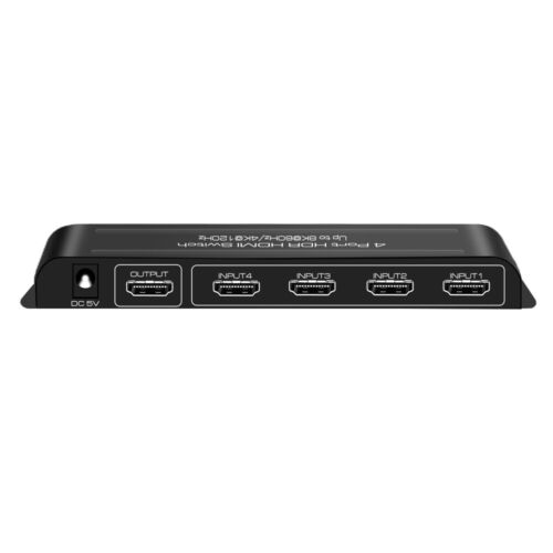 4 Port 8K HDR HDMI 2.1 Switcher 4x18K@60Hz 4K/120Hz Vision HDCP2.2 300mA