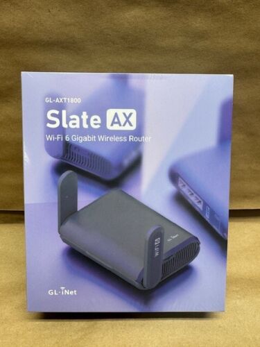 GL-AXT1800 Slate AX Portable Gigabit Router Wi-Fi 6 Repeater/OpenVPN/WireGuard