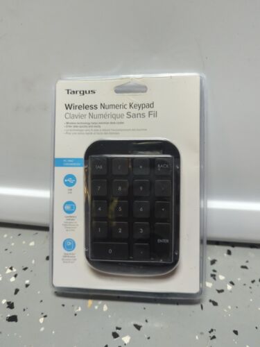 Targus Wireless Numeric Keypad, with Nano USB Receiver, Full-size keys for Incre