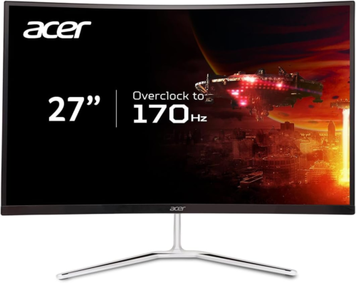 27″ WQHD 2560×1440 Curved Gaming Monitor | 170Hz | AMD FreeSync | HDR10