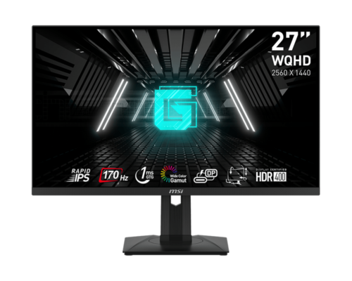 MSI G274QPF 27″ Gaming Monitor 2560×1440 2K 170Hz USB-C Certified Refurbished