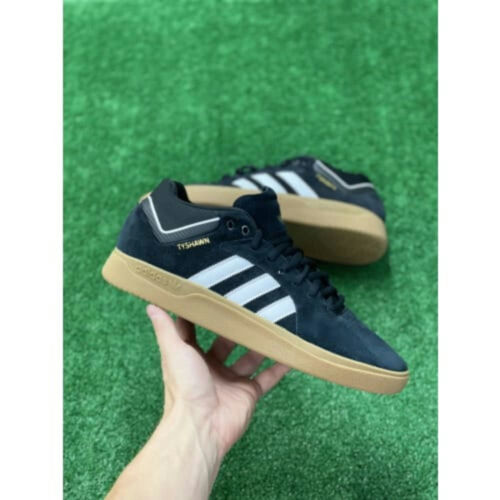 Adidas Tyshawn Mens Skate Shoes Black GY6946 NEW Multi Sz