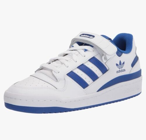 adidas Originals Men’s Forum Low Sneaker, (Wht/Blue)  Size 10 (not original box)