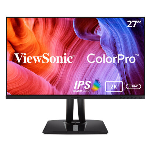 ViewSonic IPS Monitor VP2756-2K 27″ 1440p sRGB ColorPro with 60W USB C