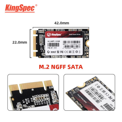 Kingspec M.2 SATA SSD 2242 NGFF Built-In Solid-State Drive Sata III 6Gb/S