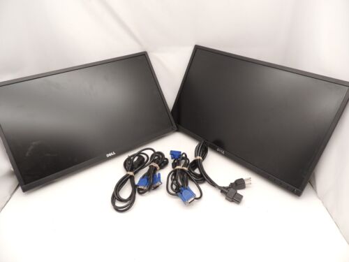 Dell lot of 2 P2217H 22” 1920 x 1080 Full HD 1080p LCD Monitor HDMI DP VGA