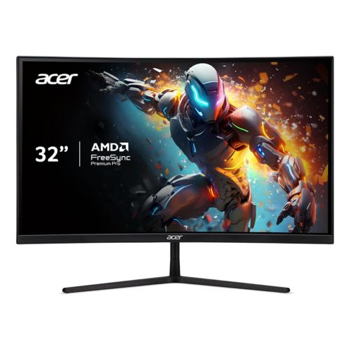 Acer 31.5″ EI2 WQHD VA Curved Gaming Monitor 165Hz 1ms EI322QUR P3bmiippx