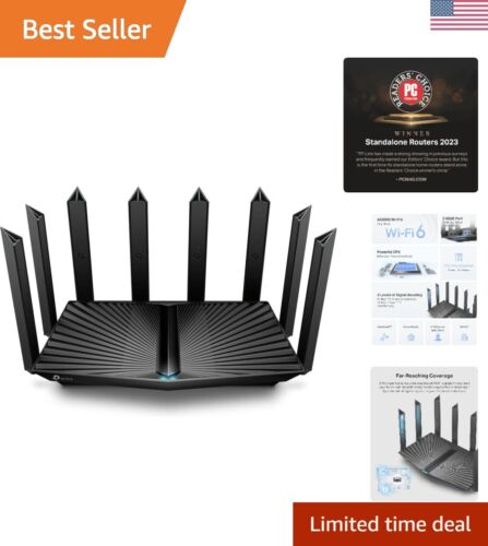 AX6000 Wi-Fi 6 Router – Dual Band, 2.5 Gbps WAN/LAN Port, 8K Streaming,Wirele.,,