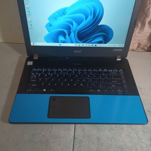 LIGHT BLUE Acer P214 QUAD CORE i5-8250U 20GB RAM 128G SSD+500G HDD WIN11,CAM