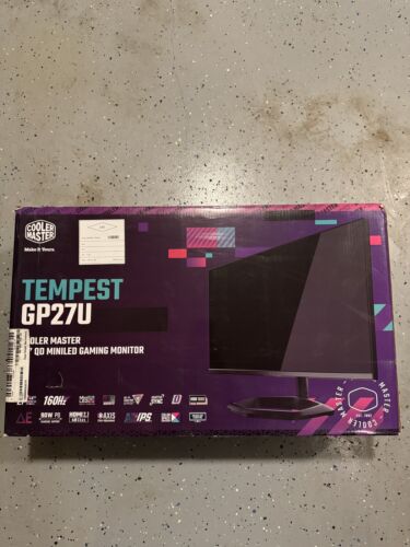 New Sealed 4k 160Hz 27″ HDR10 IPS Gaming Monitor Cooler Master Tempest GP27U