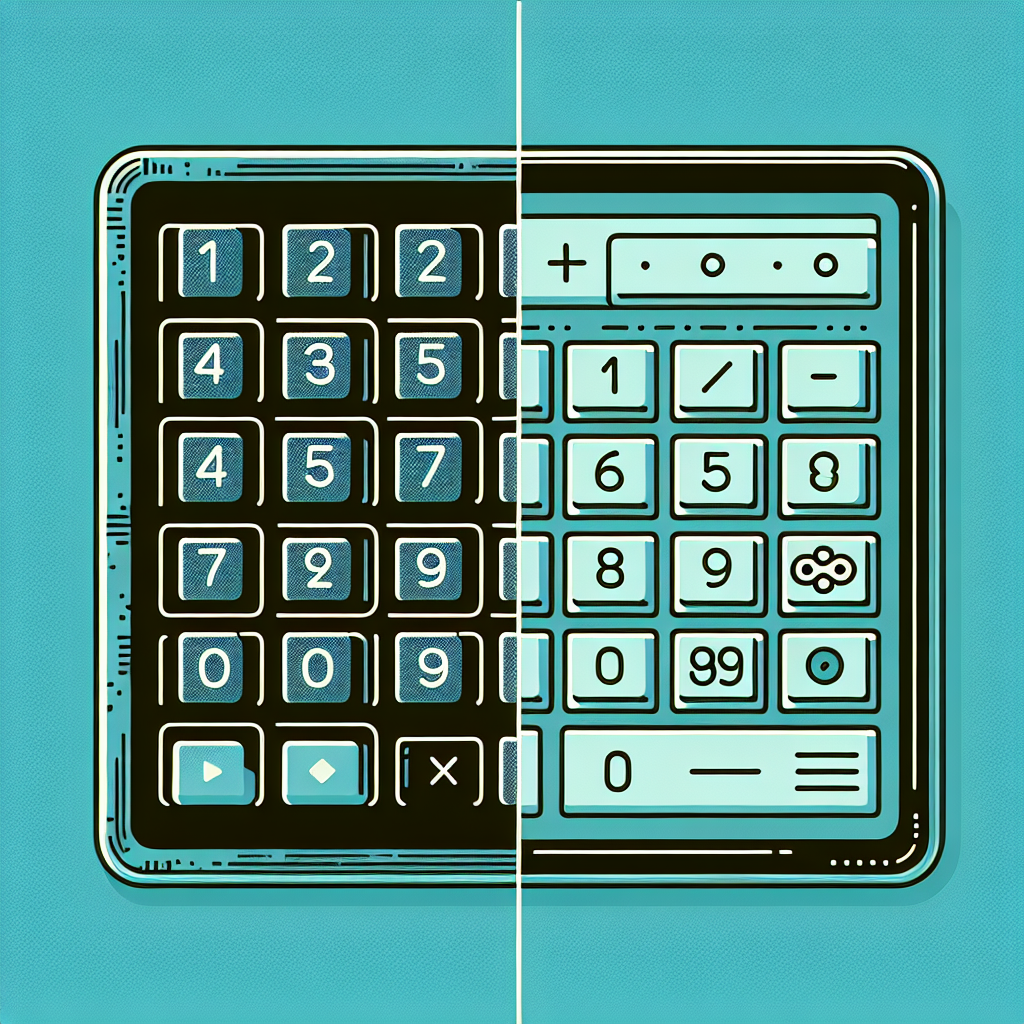 Numeric Keypad vs. Touchscreen: Which is Better for Productivity?