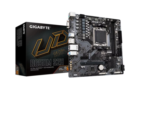 GIGABYTE B650M S2H Motherboard 1.0 AM5, 2x DDR5, 1x D-Sub 1x DP 1x HDMI