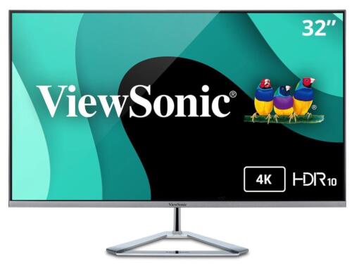 ViewSonic VX3276-4K-MHD 32 Inch Frameless 4K UHD Monitor with HDR10 HDMI and Dis