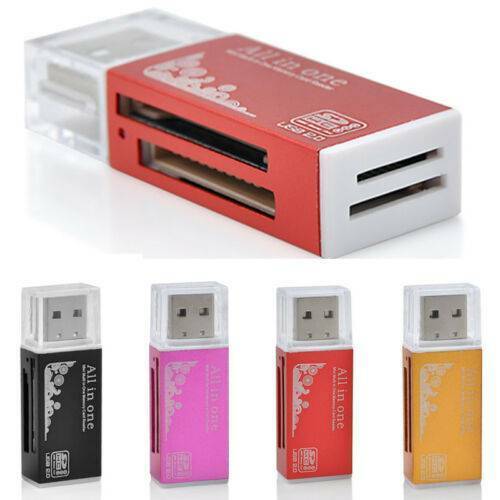 USB MULTI MEMORY CARD READER CF SD SDHC MINI MICRO M2 MMC XD MS – USA