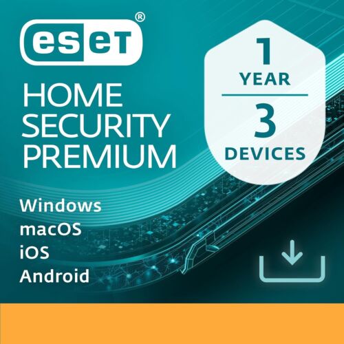 ESET Internet Smart Home Security Premium 2025 3 Device 1 Year