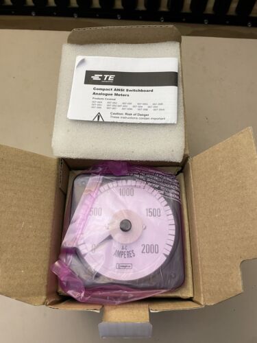 CROMPTON / TE Connectivity 007-05FA-LSTM-C7 Ammeter / New Open Box