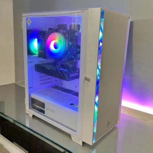 RGB Gaming Desktop Computer i7 PC 64GB DDR4 1TB SSD NVIDIA GTX 1070 Win11P BT