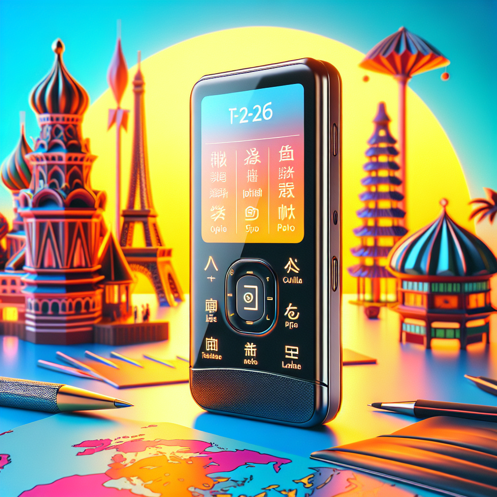 How the Hy-T26 Pro Language Translator Can Simplify Your Travel Experience