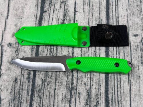 Falcon Neon Green Tactical Knife with Belt Sheath