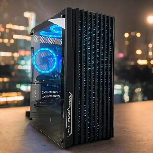 RGB Gaming Desktop Computer i7 PC 64GB DDR4 4TB SSD GTX 1070 8GB Win11 WiFi