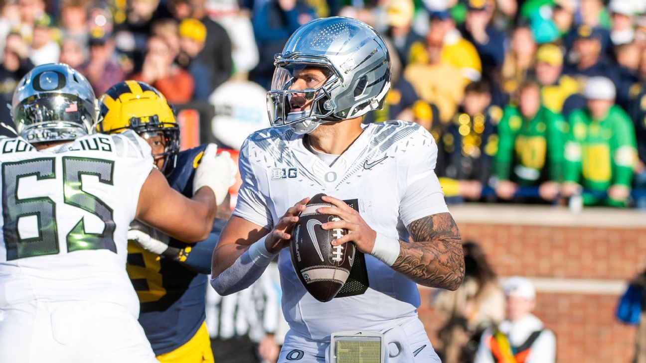 Oregon QB Dillon Gabriel proud of 6 years in college