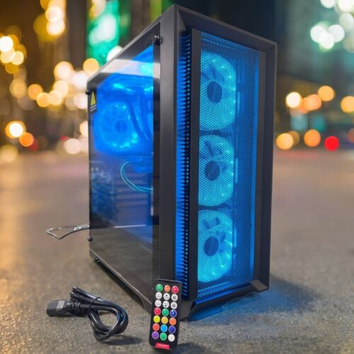 RGB i7 7th 64GB RAM 1TB SSD RTX 4060 Desktop Computer WINDOWS 11 Pro Gaming PC