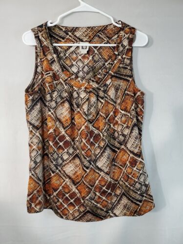 Anne Klein Blouse Women’s Size Large Shiny Sleeveless