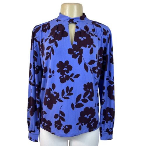 Ann Taylor Women’s Purple Floral Blouse XXS – NWT