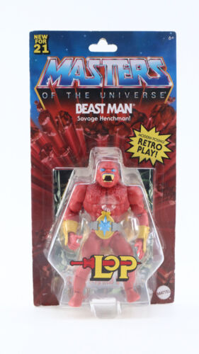 Masters Of The Universe MOTU LoP Beast Man Action Figure Mattel New Sealed