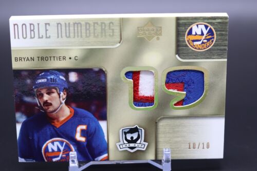 2005-06 UD The Cup Noble Numbers DNN-TB Bryan Trottier & Mike Bossy 10/10 !!!