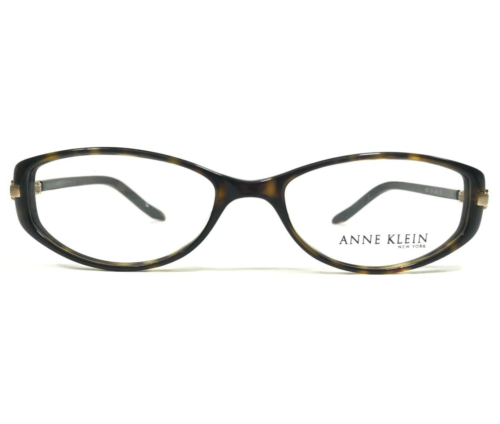 Anne Klein Eyeglasses Frames 8033 118 Tortoise Oval Gold Full Rim 48-16-135