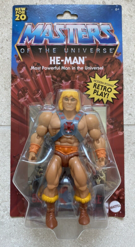 Mattel He-Man Reissue Masters of The Universe Origins MOTU Retro Play New for 20