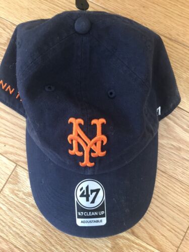 ’47 NEW YORK METS OSFM 1974 GNN Adjustable Commemorative Navy Org. Blue Hat New