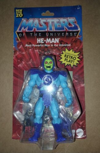 MOTU Origins ERROR Skeletor on He-Man card MOC Masters Of The Universe Miscard