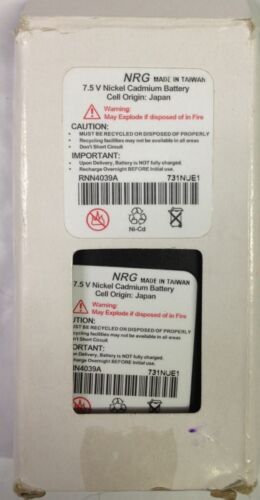 NRG RNN4039A 7.5V Nickel Cadmium Radio Battery 731NUE1 NEW