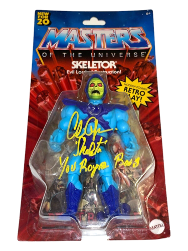 ALAN OPPENHEIMER Signed SKELETOR Action Figure MASTERS OF THE UNIVERSE JSA COA