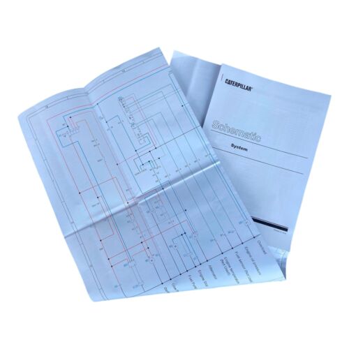 Caterpillar AP-655D Paver Electric System 269-6422-02 Schematic Service Manual