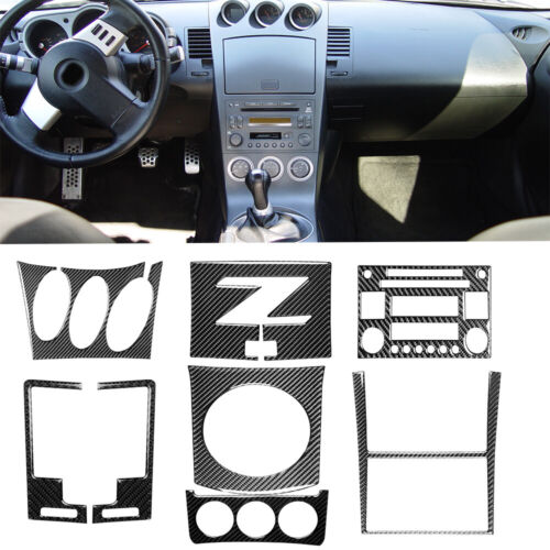 For Nissan 350Z 03-05 Remin R-NN3Z03F-SMBW Medium Burl Wood Full Dash Kit 32 Pcs