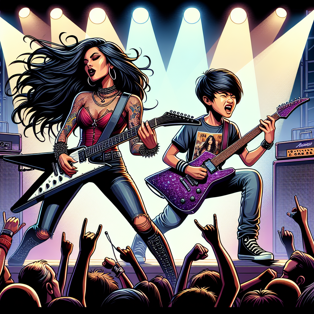 The Rise of Women and Kids in the Metal Scene: Breaking Stereotypes and Shredding Guitars