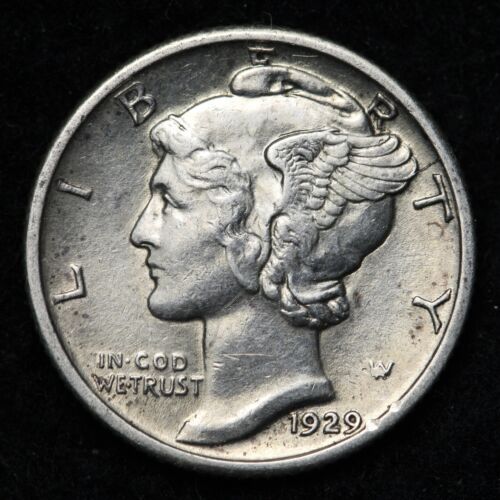 1929 Mercury Silver Dime CHOICE BU *UNCIRCULATED* MS E355 RNN