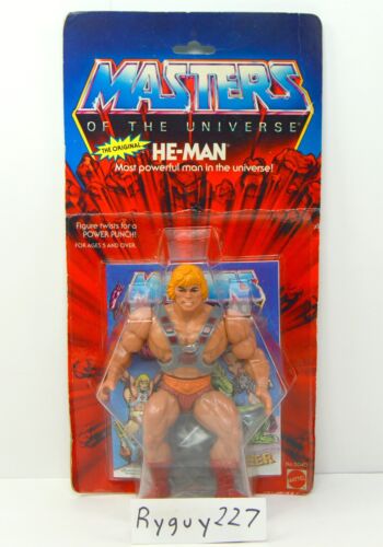 MOTU, He-Man, Original, Masters of the Universe, MOC, carded, sealed, figure