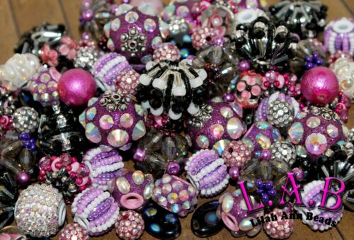 Exquisite, Large Hole Midnight Magic Bead Mix- Lilah Ann Beads- 20 Piece – BH103