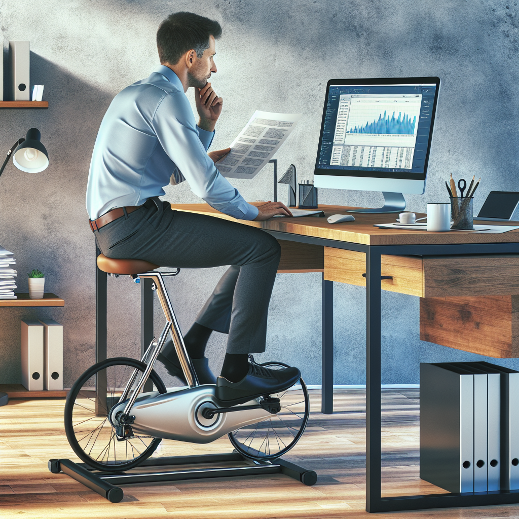 Stay Active at Work with the Under Desk Bike as Seen on TV