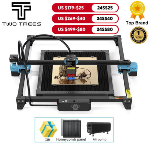 130W Powerful Laser Engraver CNC With Limit Switch Support Offline Engraving