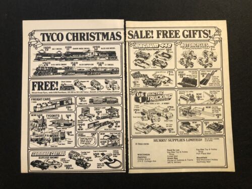 1980’s Tyco Toy Christmas Sale TV Guide Magazine Ad 2024